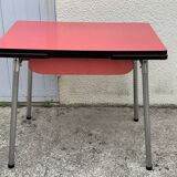 Red Formica table