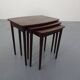 Danish Rosewood Nesting Tables, 1960s, Set of 3