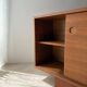 Danish mid-century teak sideboard with sliding doors