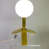 Lamp tripod opaline circa 70