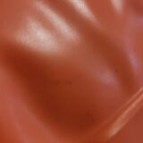 Vintage orange inflatable pouf 70