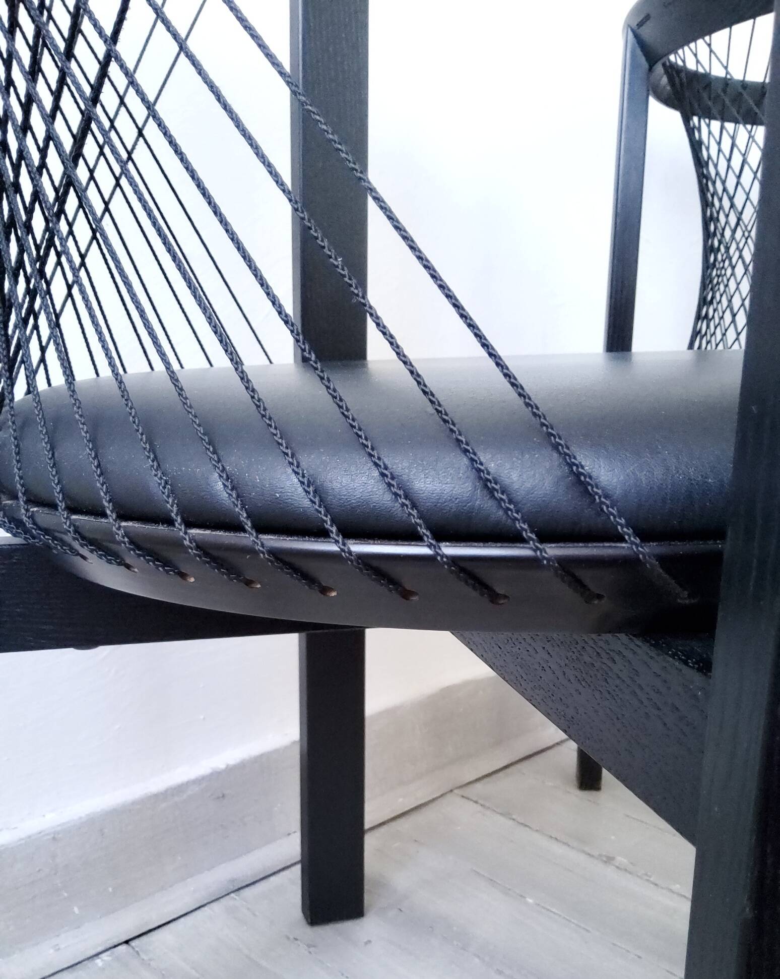 Vintage Niels Jorgen Haugesen String chairs for Tranekaer, Denmark 1980s