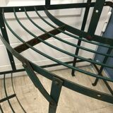 Old florist shelf door metal plants