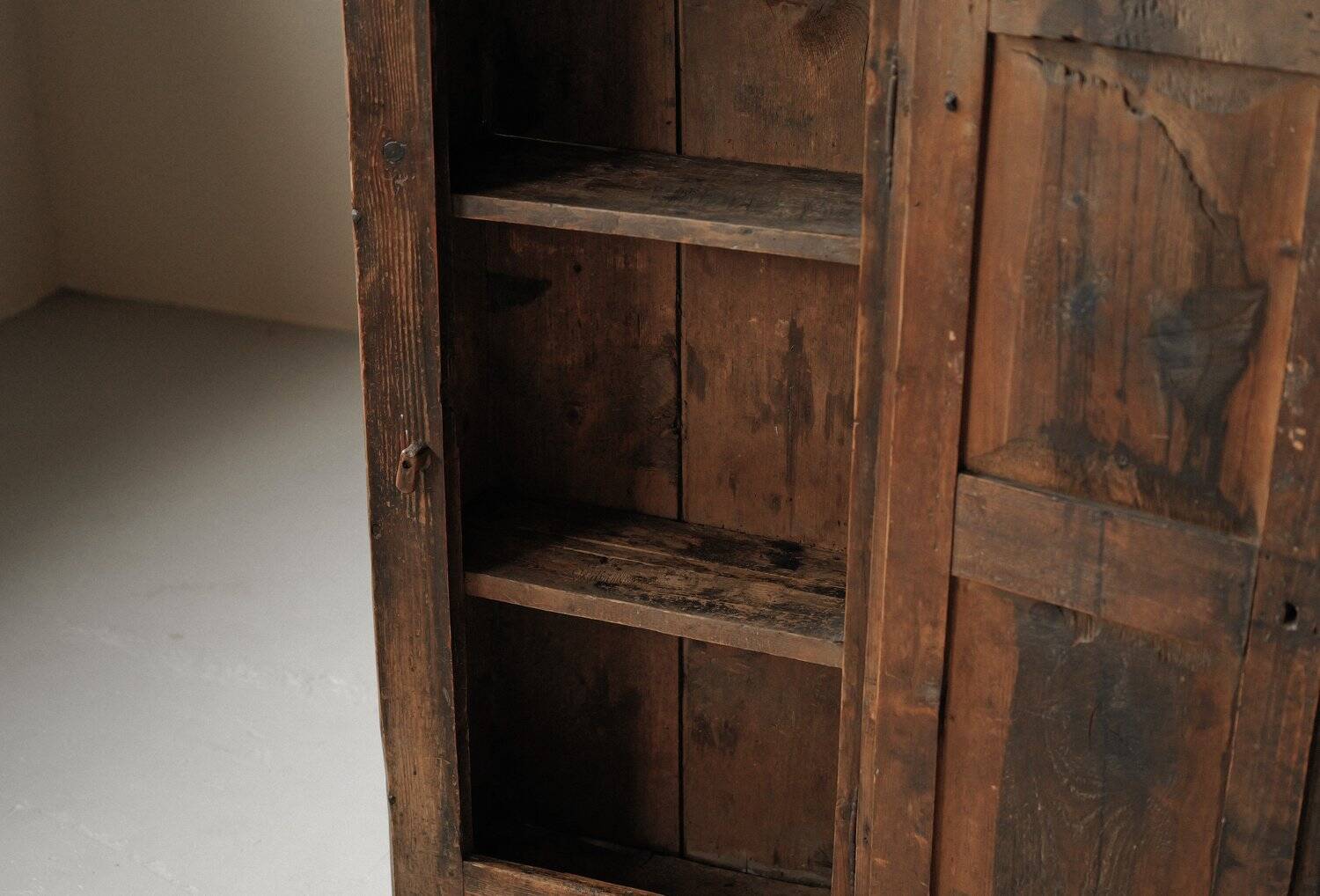 One-door cabinet, folk art, Auvergne, 19th century