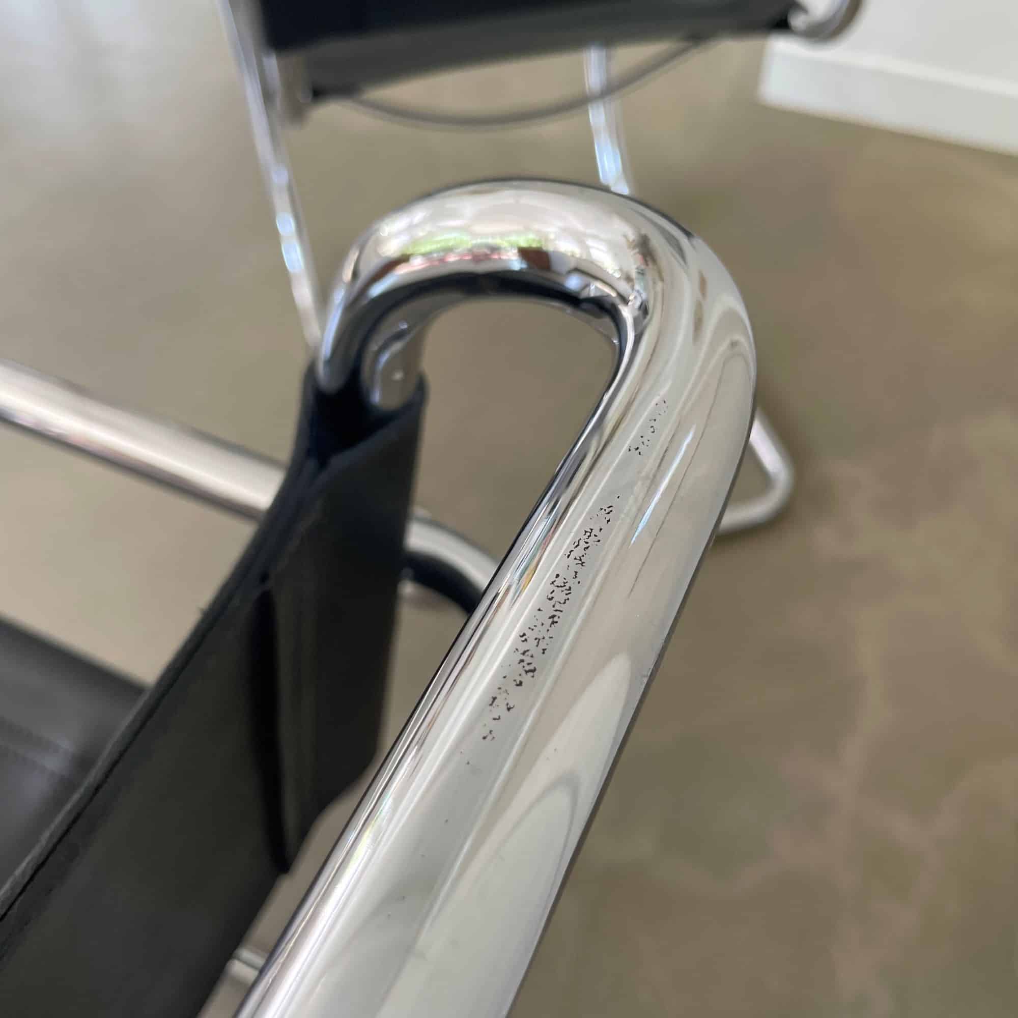 MR20 cantilever chairs, Mies van der Rohe, Fasem, 1970s