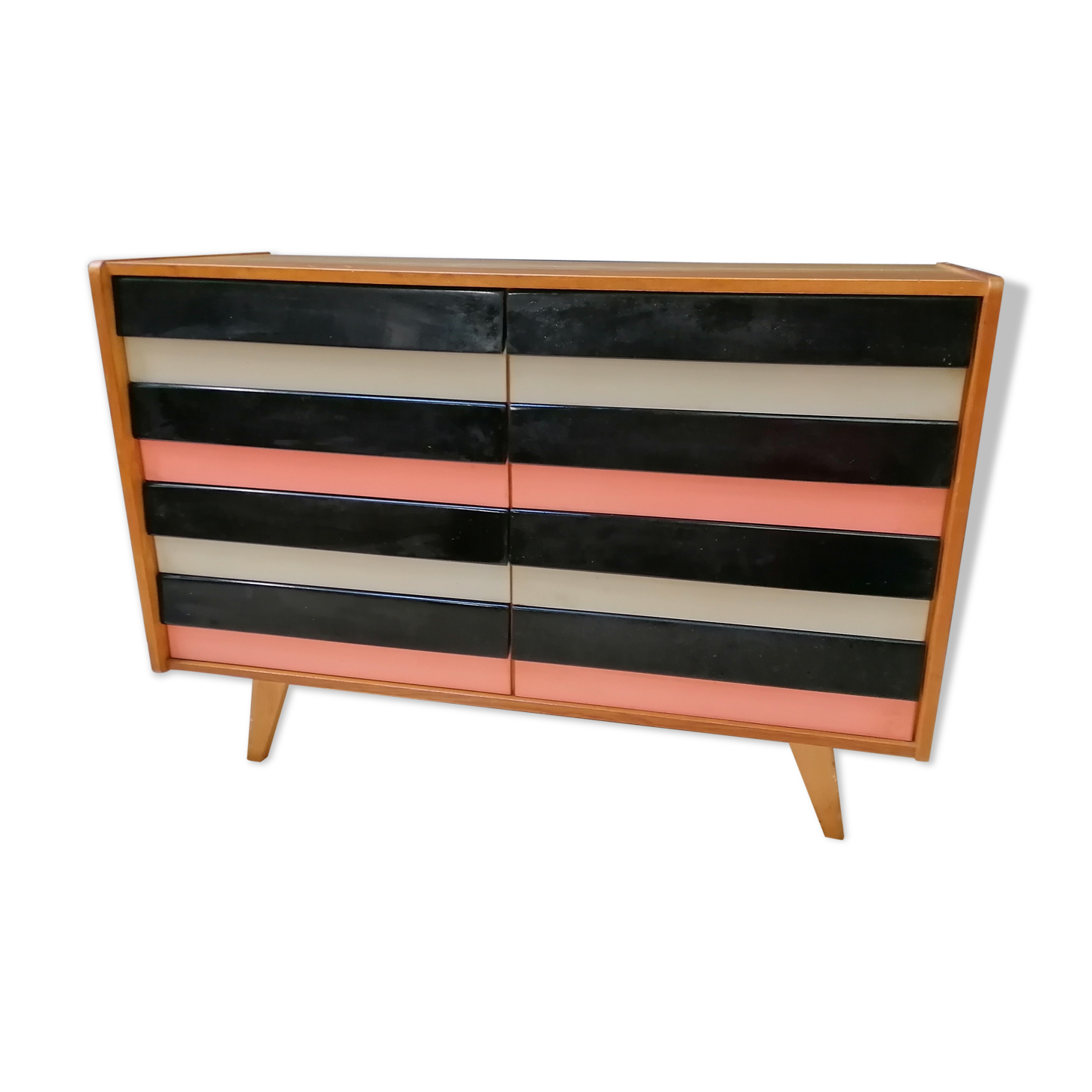 Jiri Jiroutek pink and black dresser 60s