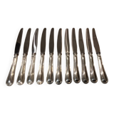 11 dessert knives with 800 silver handles, Swiss goldsmith Jezler net