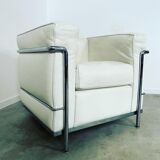 Armchair LC2 design Le Corbusier for Cassina