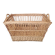 Wicker/rattan vintage laundry bin