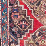 Tapis ancien caucasien karabagh fait main 115x270 cm
