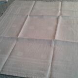 5 Towels Damask fabrics linen/Silk .embroidered monogram