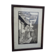 Framed poster by Pasquet rue de Bourgogne in Orleans H 34.5 cm
