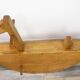 50s wooden rocking horse