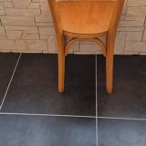 Set of 4 bistro chairs by A. Cartier, 1957