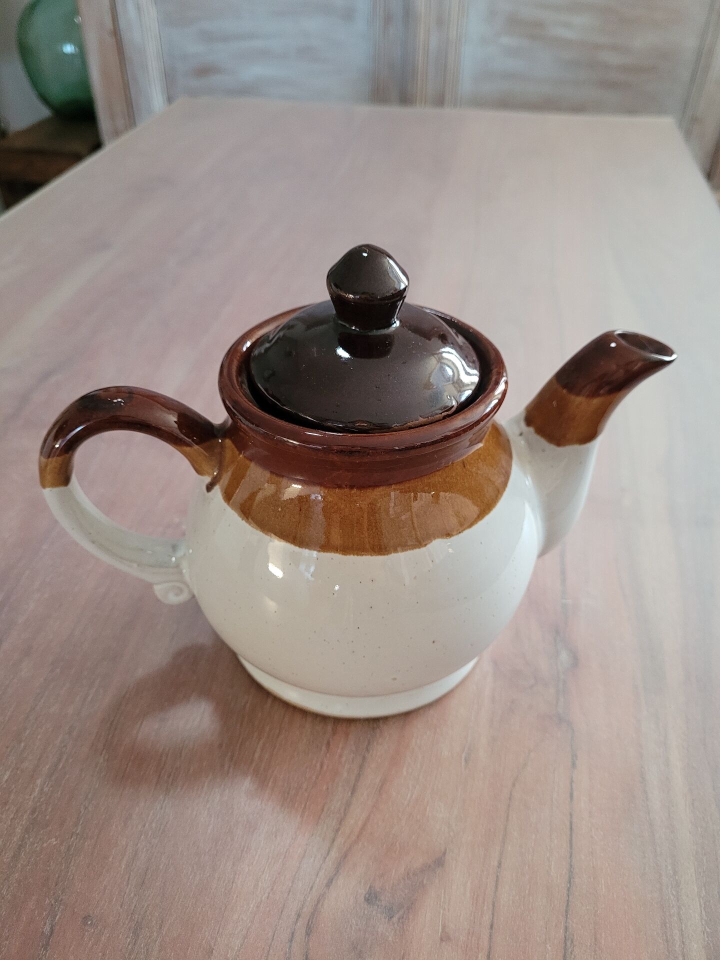 stoneware teapot