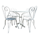 Wrought iron garden furniture