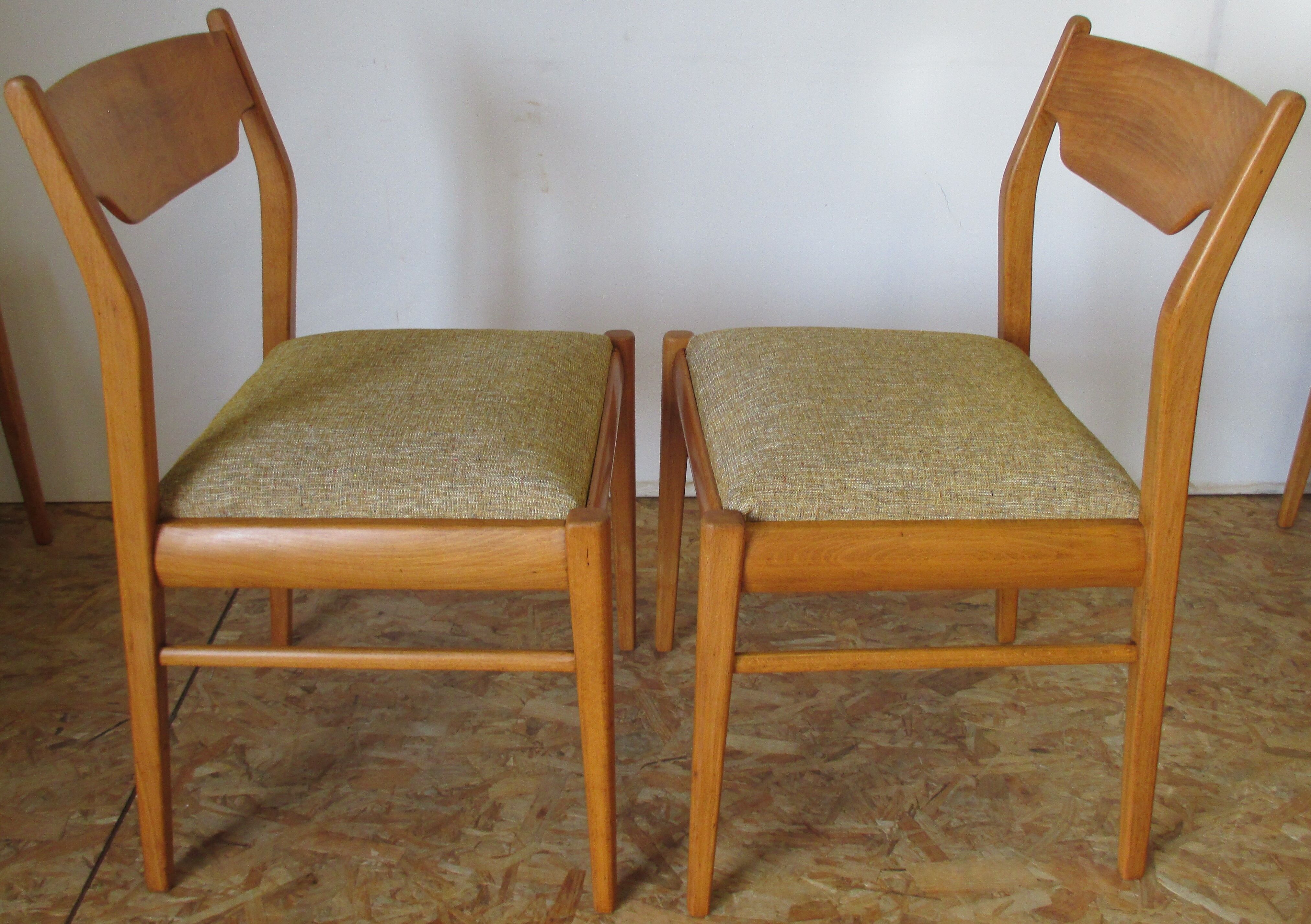 6 Scandinavian chairs 60s in beech Farstrup