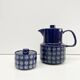Melitta coffee service - copenhagen - cobalt blue - ceramic - 1970