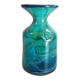 Soliflore en verre soufflé multicouche signé 1970