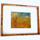 Painting – Oil on paper framed under glass - Semi-abstract landscape 1920