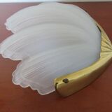 Art deco "shell" wall lamp