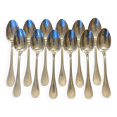 Christofle house model pearls 12 large table spoons