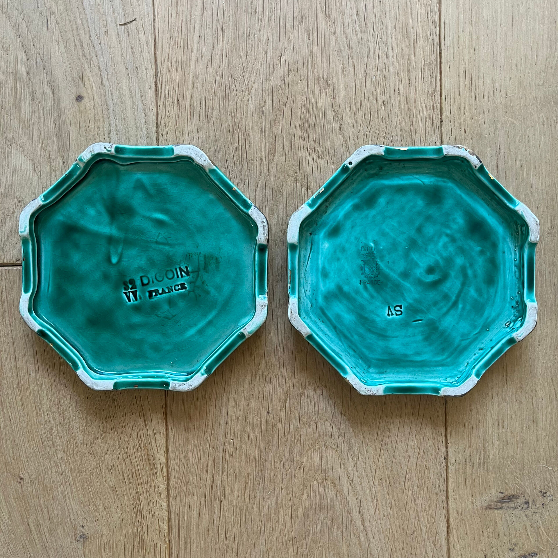 2 coasters Digoin