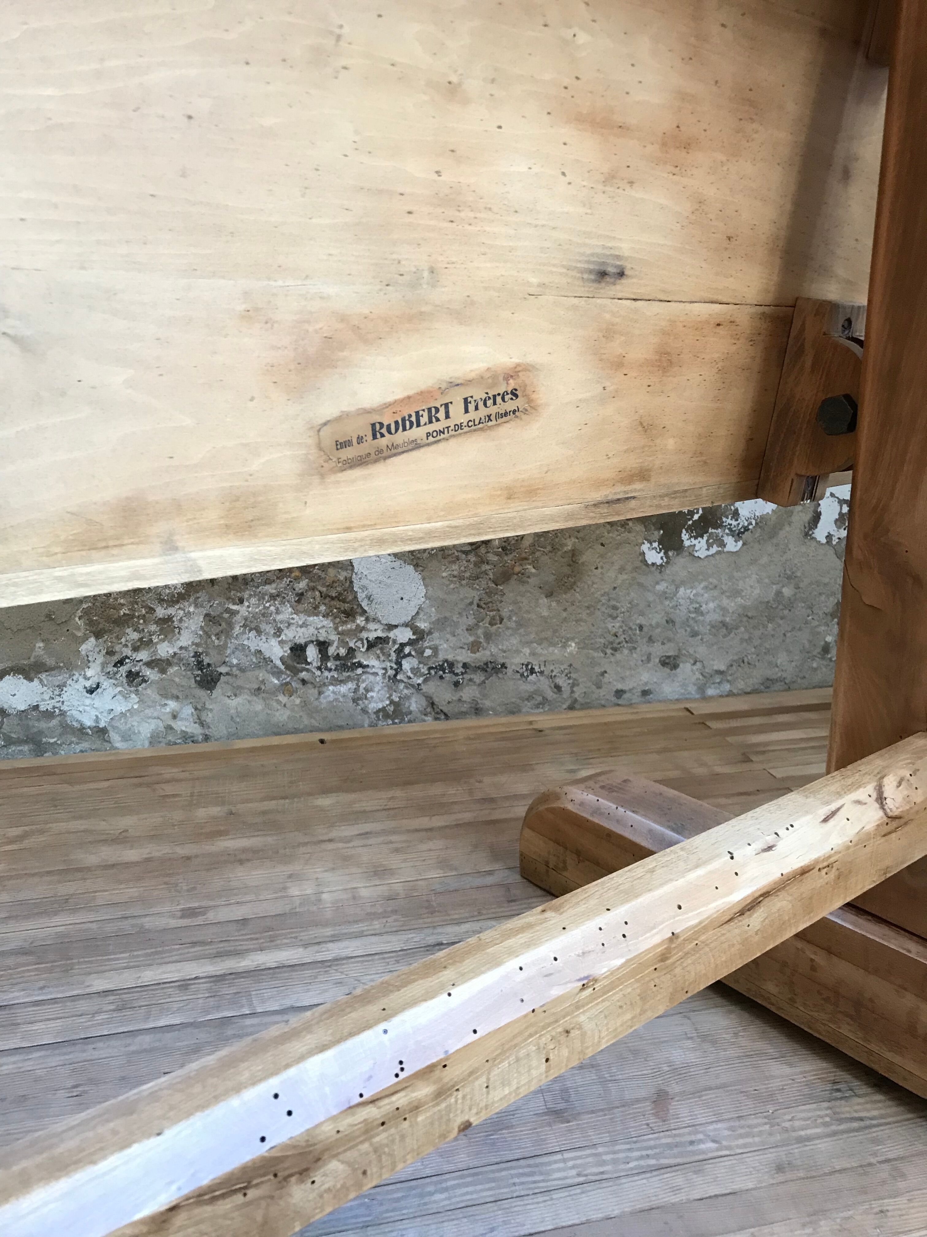 Architect wooden table