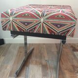 Stool with built-in stepladder from the 70s