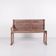 Bench - Original red paint - Pine wood - 1860s