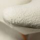 Vintage cocktail chair beige boucle expo 58