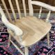 Fauteuil anglais en hêtre des années 1980
