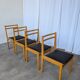 Chaises de salle à manger en bois scandinave vintage - Branko Ursic STOL Kamnik, ensemble o