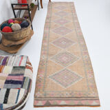 3x12 vintage oriental runner rug, 86x351cm