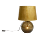 Grande lampe de table Putzler élégante des années 1970 avec corps en verre illuminé.