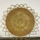 Rattan sun mirror
