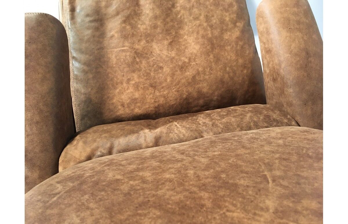 Armchair "Swing" and Ottoman by Reinhold Adolf and Hans-Jürgen Schrapfer for Horn, 1970 s