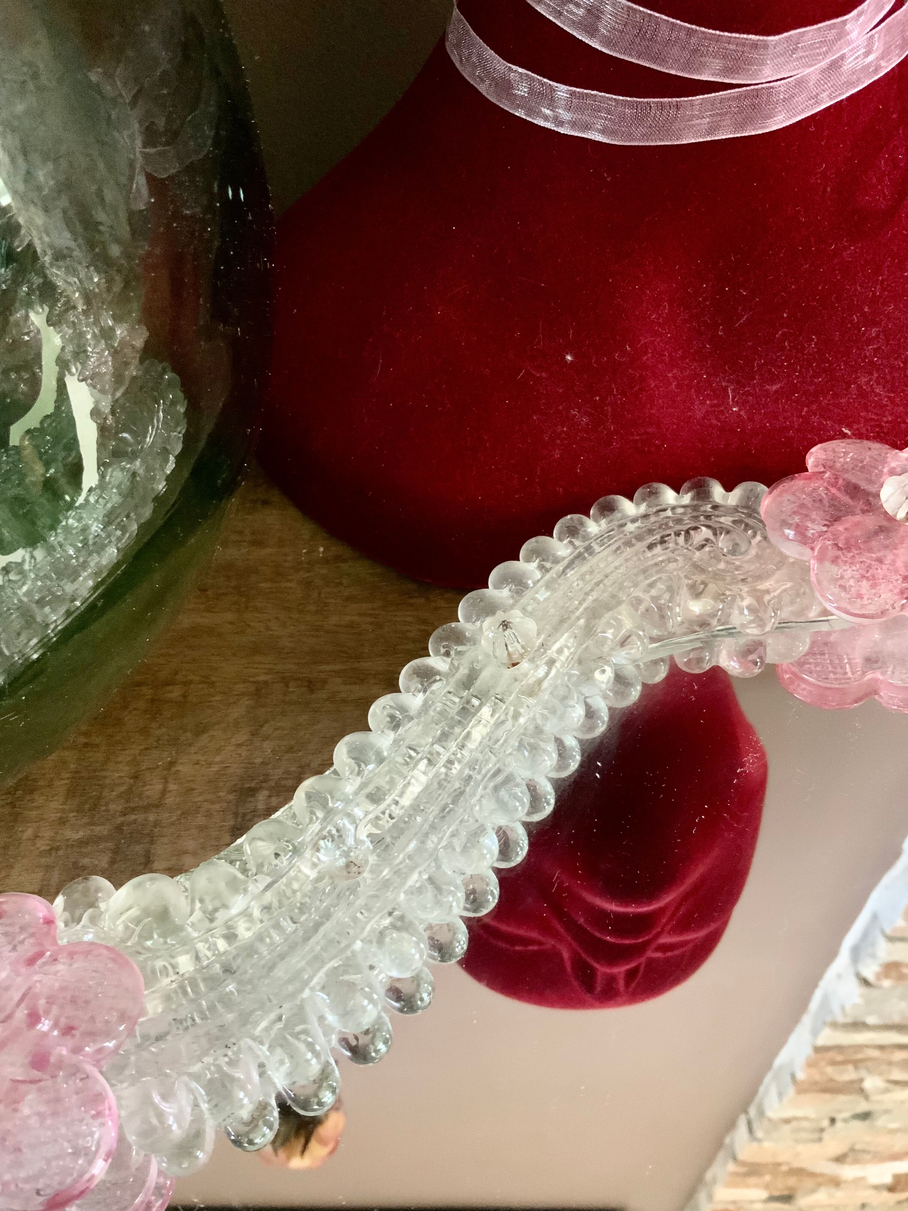 Venetian easel mirror murano