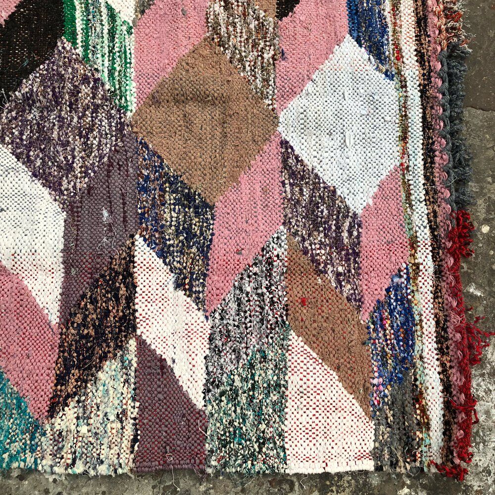 Kilim boucherouite 104 x 197 cm