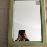 Wooden mirror