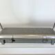 Grey Industrial Hanging Tube Light from Polam Gdansk, 1970s
