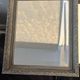 Antique bevelled mirror – Moulded wooden frame in anthracite 30/25 cm