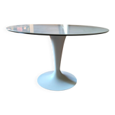 Round table "Flute" Cinna (Ligne Roset) – Arabesco Marble Ceramic 120cm