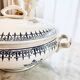Old Saint Amand ceramic vegetable soup tureen