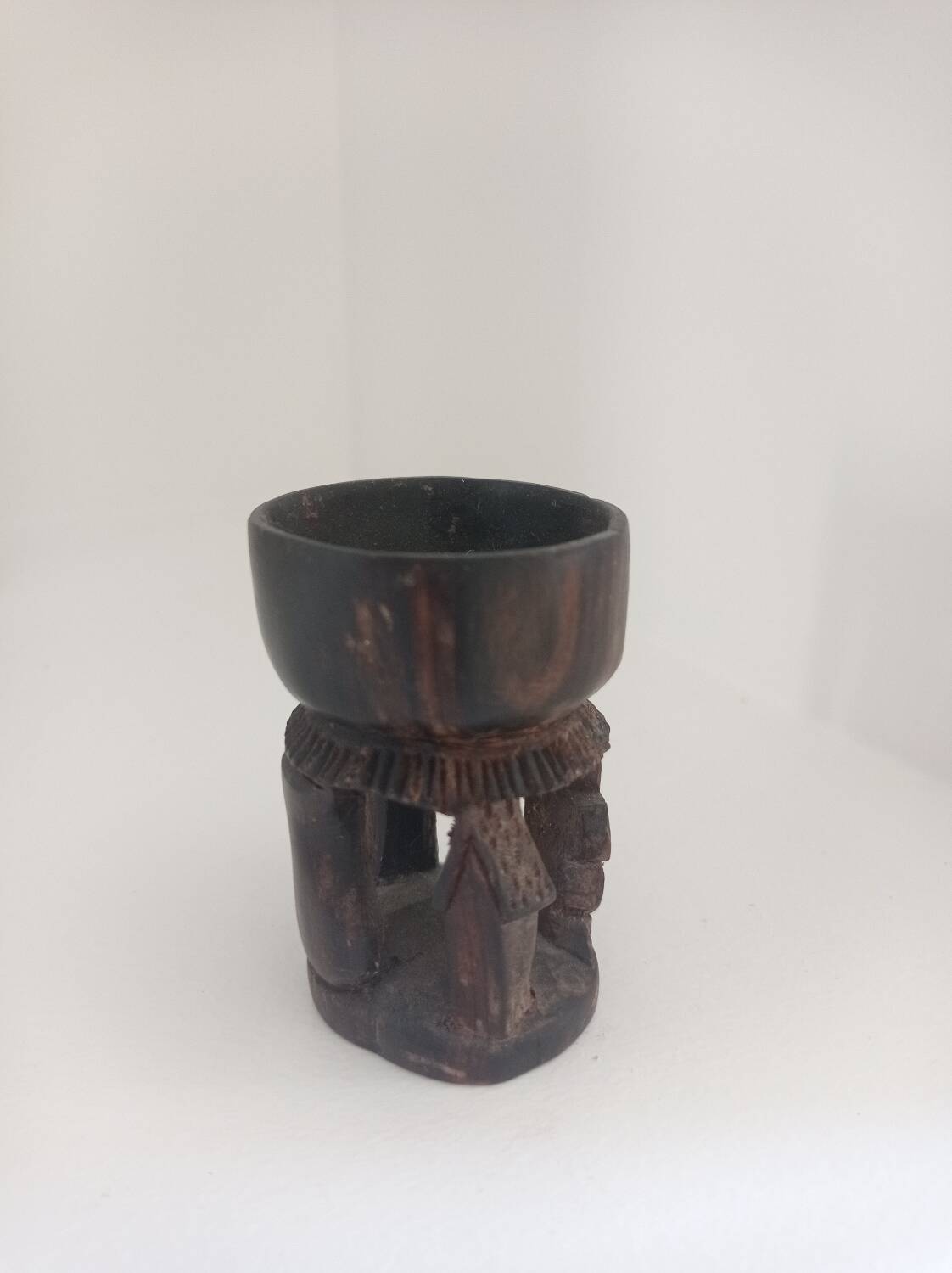 Artisanal wooden egg cups