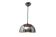 Nickel hammered metal dome suspension with chrome finish