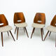 Lot de 4 chaises conçues par Frantisek Jirák pour Tatra Pravenec