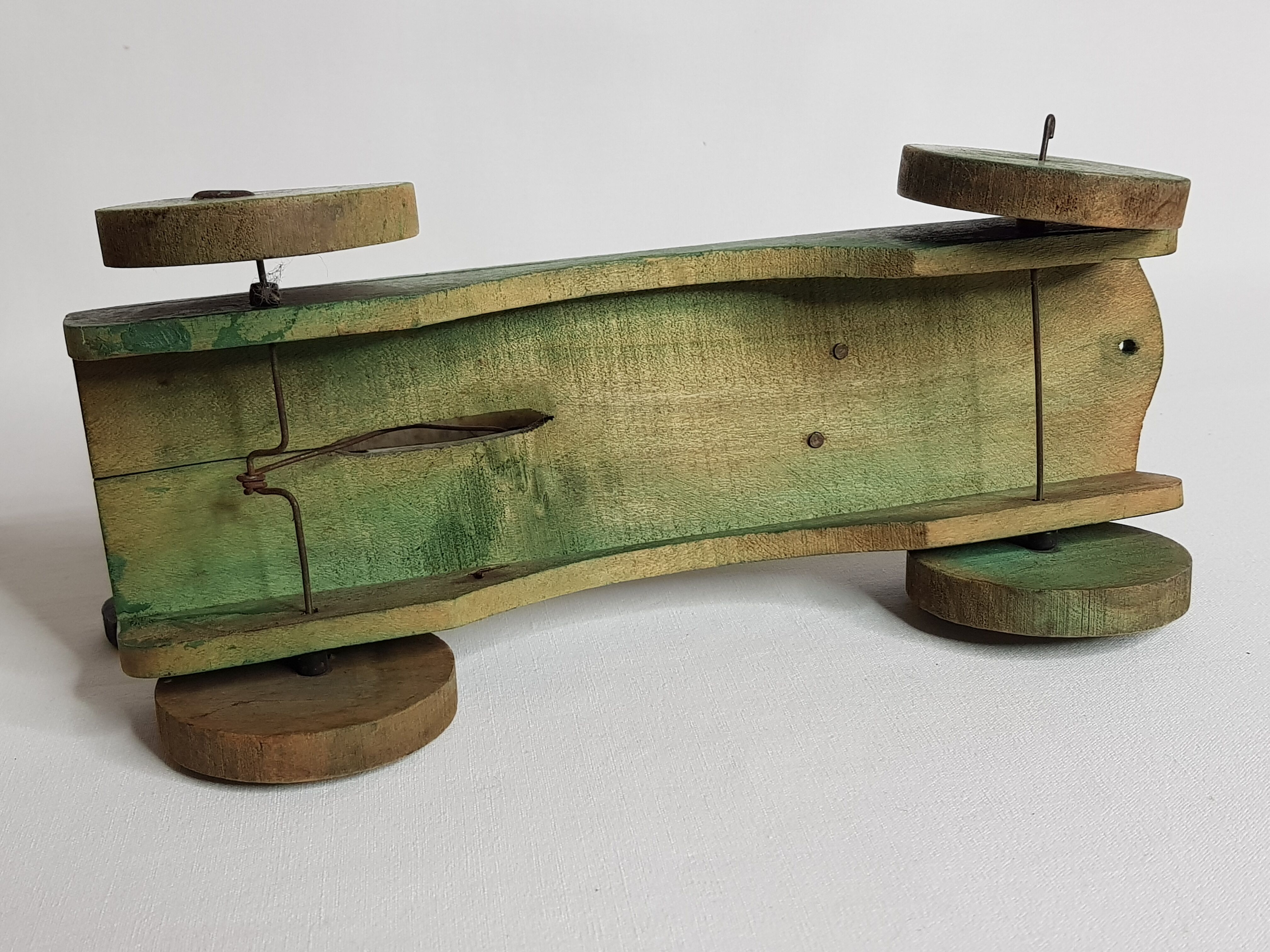 Old articulated toy to pull 27 cm, donkey, 1900