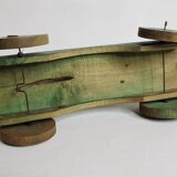 Ancien jouet articulé à tirer 27 cm, âne, 1900