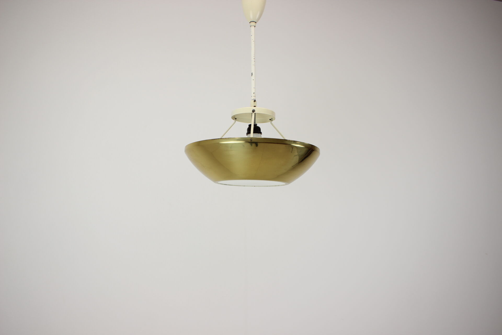 Mid-Century brass pendant/ Zukov, 1950's.